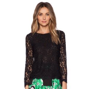 Diane Von Furstenberg  Brielle Lace Top